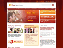 Tablet Screenshot of bestweddings.com.au